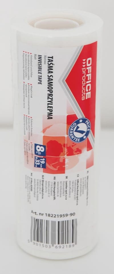 OFFICE products plakband | ft 19 mm x 33 m | mat | pak van 8 stuk