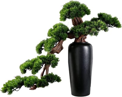 Kunstmatige Bonsai Boom - Nep Plant Decor - Binnen Decoratie - Onderhoudsvrij - Klein Formaat - Groen