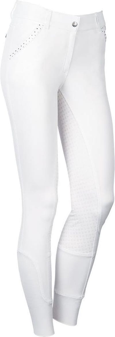 Harry's Horse Rijbroek EQS Moonstone Full Grip Wit - 36