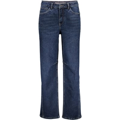 Geisha Jeans Balloon Dark Blue Denim Stonewash Size: S | Wide-Leg & Flared Pants Outlet | Dames | Blauw