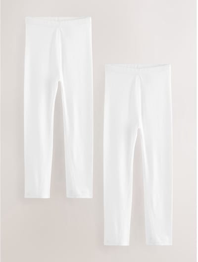Next - Meisjes - Set van 2 Kind To Skin-leggings - Wit
