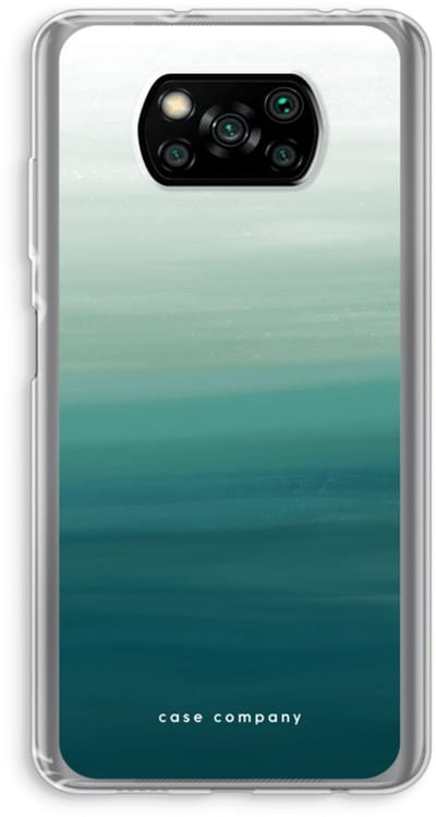 Case Company® - Hoesje geschikt voor Poco X3 Pro hoesje - Ocean - Soft Cover Telefoonhoesje - Bescherming aan alle Kanten en Schermrand