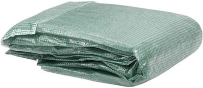 Vervangende Kashoes - Kweekkas Deksel - Planten Beschermen - Zwaar PE Materiaal - 400x200x200 cm - Groen