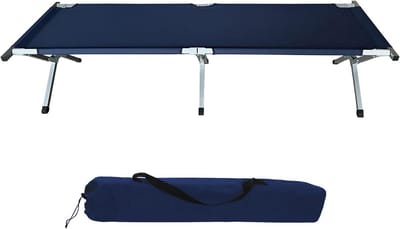Extra Groot Campingbed XL met Draagtas tot 150 kg belastbaar