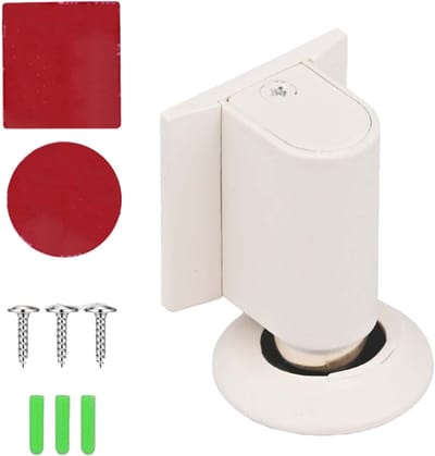 Magnetische Deurstopper van Zinklegering, Zelfklevend en Sterk voor Kantoor, Slaapkamer en Badkamer, Ideaal als Windstopper en Vloerbeveiliging