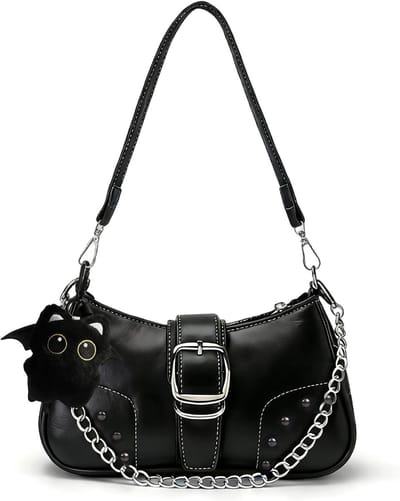 Elegante en Praktische Schoudertas voor Dames - Vintage Y2K Handtas voor Werk, Reizen en Feestjes