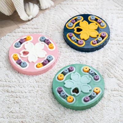 Hond Puzzelspeelgoed Slow Feeder Interactief Verhogen Puppy IQ Voedseldispenser Langzaam eten Antislipkom Huisdier Kat Honden Trainingsspel