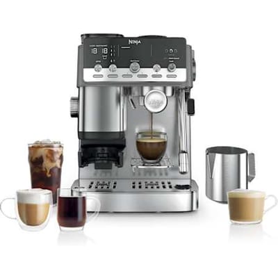 Ninja Luxe Café Mini Plus Espressomachine in Zilver | ES352EU | van SharkNinja