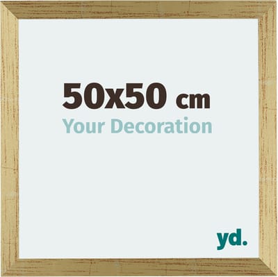 Your Decoration - Fotolijst 50x50 cm - MDF - Goud Glans - Mura