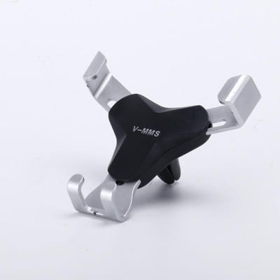 Syrinx Gravity Bracket Air Vent Mount Autohouder Mobiele Telefoonstandaard zilver