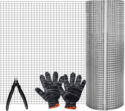 Knaagdier Gaas - Metalen Rol - Dieren Buiten Houden - Gegalvaniseerd Staal - 20cm x 6m - Zilver