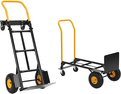 Steekwagen Opvouwbaar - 180 kg Draagvermogen - Transportwagen - Plateauwagen - Steekkar - Inklapbare Steekwagen - Meubelroller