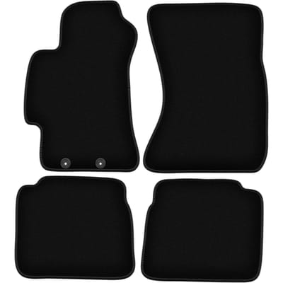 BASIC zwarte veloursmatten voor: Subaru Impreza III GH hatchback, stationwagen, WRX (2007-2013)