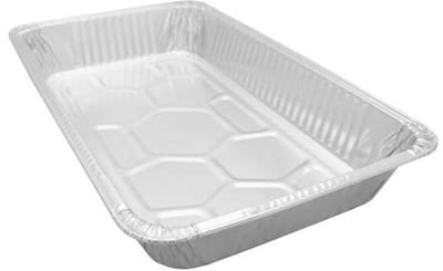 KURTT - Aluminium bak - Aluschaal - Cateringschaal - Aluminium - Menuschaal aluminium 4850ml - 25 stuks
