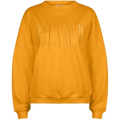 EsQualo Sweater “dreamer” Orange Maat: XS | Sweaters Outlet | Dames | Oranje
