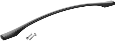 SOTECH aluminium meubelgreep BLACKLINE XV BA 320 mm mat zwart (lengte 356 mm, breedte 13,5 mm, hoogte 30 mm) beugelgreep keukengreep