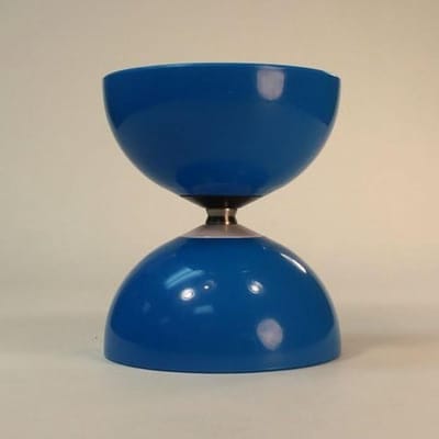 Spinabolo Diabolo - Jongleer Speelgoed - Voor Jongleren - Eenrichtingslager - 13 cm Lengte - Blauw