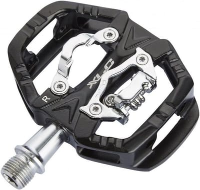 Fiets Pedalen - Systeem pedalen - Wielersport - Aluminium behuizing - 8 inch - Zwart