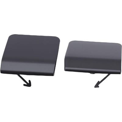 2 STUKS Voorbumper Trekhaak Gat Afdekking Stijlvolle Voorbumper Trekhaak Oog Afdekking Vervanging voor Toyota Scion XB 2011 2015 gray