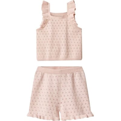 lupilu Baby kledingset 2-delig (Roze, 50/56)