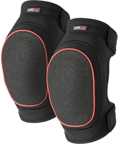Kniebeschermers - Werkkousen - Bescherming tijdens klussen - Hittebestendig oppervlak - Ergonomisch gevormd - Zwart