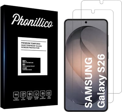 Screenprotector geschikt voor Samsung Galaxy S26 - 2 stuks Beschermglas van glas Transparante glazen schermbeschermfolie