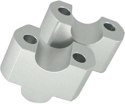 Stuurverhoger Motorfiets - Stuurverhogers Klem - Comfortabeler Rijden - CNC Aluminiumlegering - 22MM - Zwart