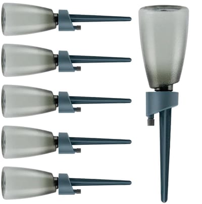 Plantenwatergeefspikes - Irrigatiesystemen - Planten Verzorgen - Regelbaar Ventiel - 6 Stuks - Groen