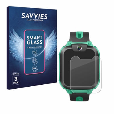 3 Stuks Savvies Screenprotector - geschikt voor Imoo Watch Phone Z1 - beschermfolie glas transparant