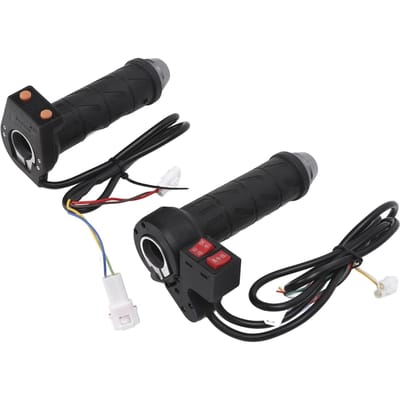 Universele 22mm Elektrisch Verwarmde Motorfiets Handvatten Smart Motorfiets Handvat Accessoires 12V‑80V black