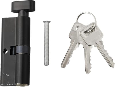 Sluitcilinder deurslot - Slotcilinder - Deur Beveiligen - Boor- en breekbestendig - 70mm - Zwart