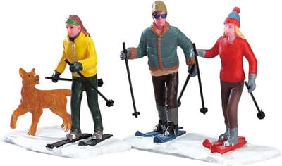Lemax - Cross-country Friends -  Set Of 2 - Kersthuisjes & Kerstdorpen