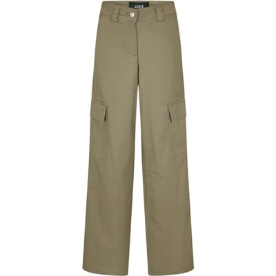 JJXX Dames Rechte Cargo Broek (Stofgroen)
