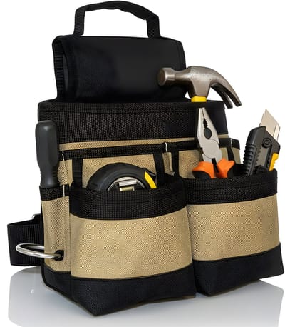Lomera Gereedschapshouder - Gereedschapshouder voor Riem - Gereedschaps Organizer - Gereedschap Heuptas