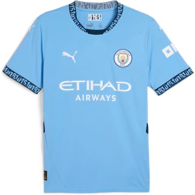 Puma fanshirt Man City, De Bruyne, Home Jersey Blauw maat L