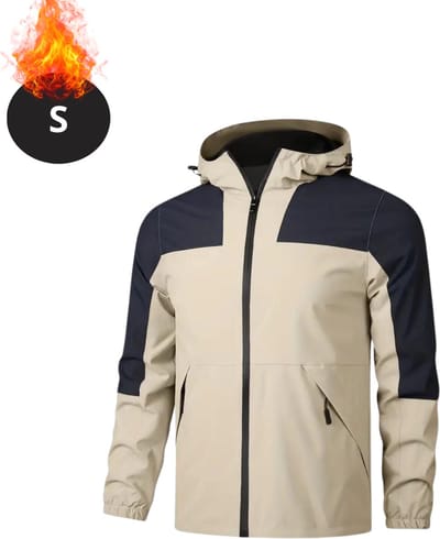 Nivard Windjas Voor Heren - Parka - Lente & Herfst - Jas - Volwassen - Windjack - Windbreaker - Rits - Kaki - Maat S