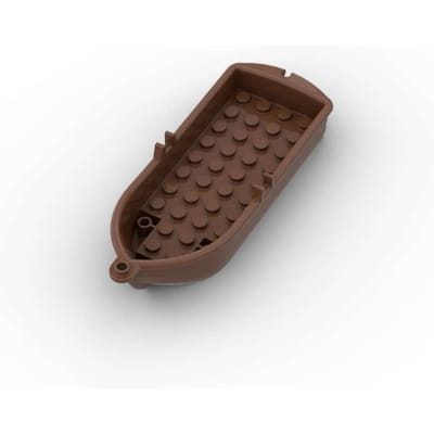 MOC 1 ST 2551 Boot 14x5x2 Bouwstenen 21301 Riemklemmen En 2 Holle Noppenstenen Deeltjes Puzzel Speelgoed Kinderen Verjaardagscadeaus
