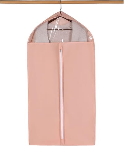 Kledinghoezen Set - Kleding Beschermers - Kleding Opbergen - Ademend Non Woven - 5 Stuks 60x130cm - Roze