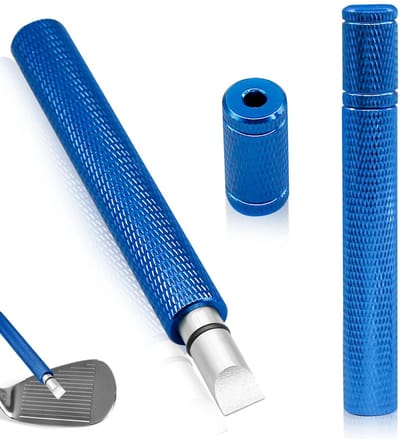 Dailygoods- Golf Groove Sharpener Hoogwaardige Metaal - Antislip Grip - Geschikt voor U/V Groeven - Lichtgewicht - Golfaccessoires voor Wedges/Iron - Golfclubreiniger
