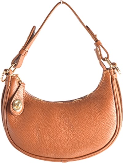 Giuliano schoudertas Phebe - Cognac - Dames - Made in Italy