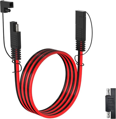 12 AWG SAE Quick Release Verlengkabel Zonnepaneel voor Recreatief Voertuig Batterij - 6 m