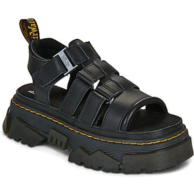 Dr. Martens Mattison 3 Strap Sandals, Vrouwen, Zwart, Sandalen, maat: 37