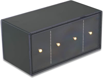 Solar LED wandlamp Atlas - Up&Down – Zwart – Extra warm wit