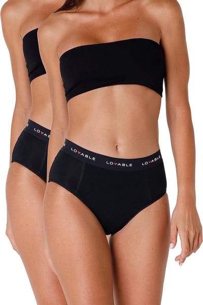 Dames Absorberende Onderbroek voor Zware Menstruatiecyclus, Set van 2