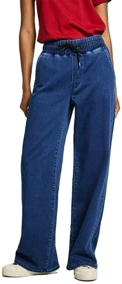 Pepe Jeans Pl204843 Loose Straight Fit Hoogzittende Jeans Blauw 28 / 32 Vrouw