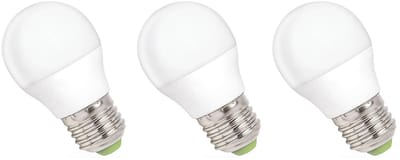 Spectrum Dimbare LED Lamp E27 6W - 230V - 500 Lumen - 4000K Neutraal Wit - Natuurlijk Licht - Dimbaar - Energiezuinig - 3 stuks