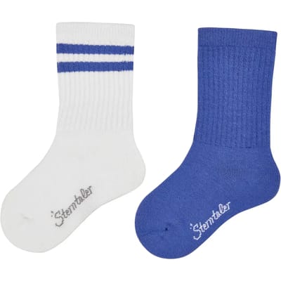 Merkloze Baby & Kinder Sokken Dubbel Pack - Coolmax Rib - Ademend & Comfortabel