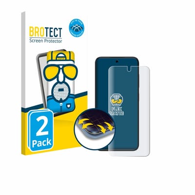 BROTECT - Screenprotector voor ZTE Blade V70 Vita - Folie Beschermfolie matte volledig dekking 2 Stuks