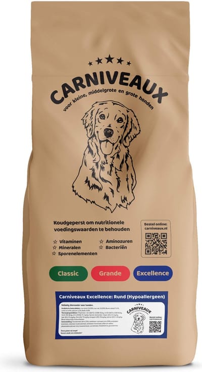 Carniveaux Excellence: Rund (hypoallergeen) - 15kg