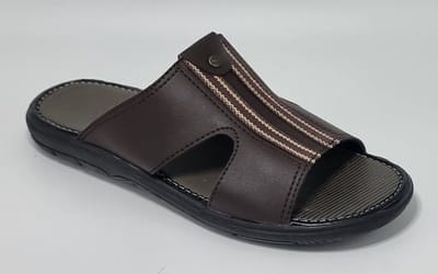 Walking - Slippers Heren - Licht Gewicht Heren Slippers - Slippers met een Zacht Voetbed - Bruin – Maat 39